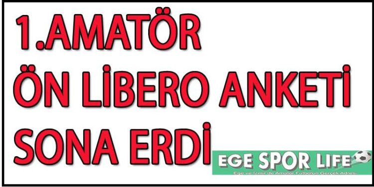 1.AMATÖR ÖN LİBERO ANKETİ SONA ERDİ
