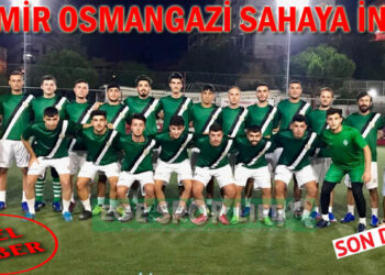 İZMİR OSMANGAZİ SAHAYA İNDİ