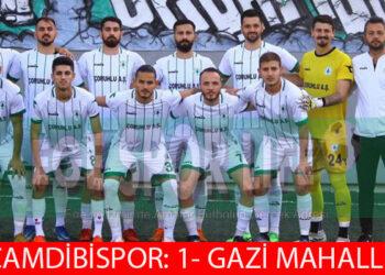 ÖZÇAMDİBİSPOR, 3 PUANI TEK GOLLE ALDI
