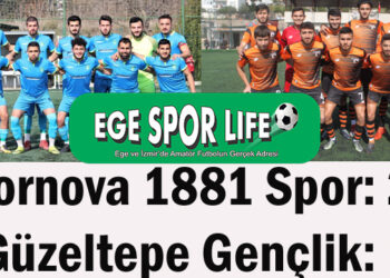 Bornova 1881 Spor: 2- Güzeltepe Gençlik: 1