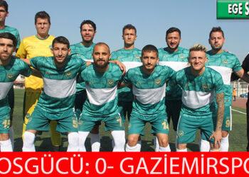 GAZİEMİRSPOR, HAFTAYI LİDER TAMAMLADI