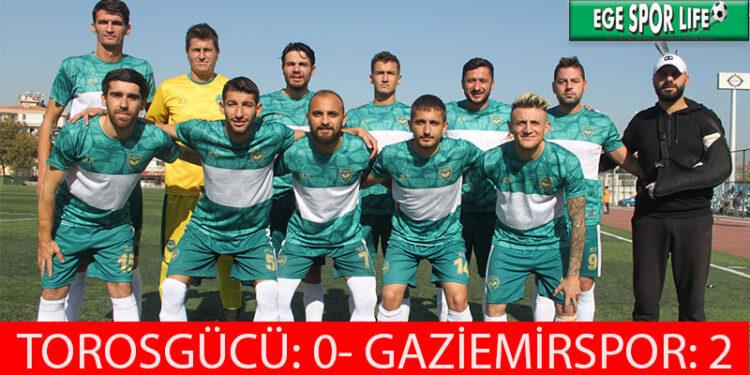 GAZİEMİRSPOR, HAFTAYI LİDER TAMAMLADI