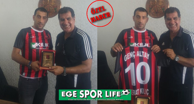 Minikordu Genç Altay’dan Sponsora Plaket