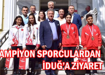 ŞAMPİYON SPORCULARDAN İDUĞ’A ZİYARET