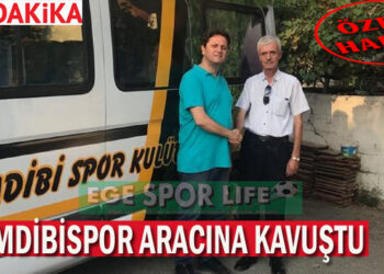ÇAMDİBİSPOR ARACINA KAVUŞTU