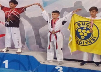 Buca’lı Sporcu Kaan, Türkiye 3. Oldu