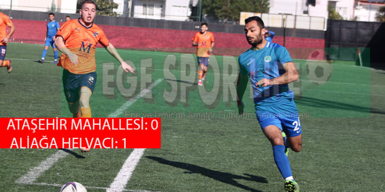 ALİAĞA HELVACI, ATAŞEHİR’İ TEK GOLLE GEÇTİ