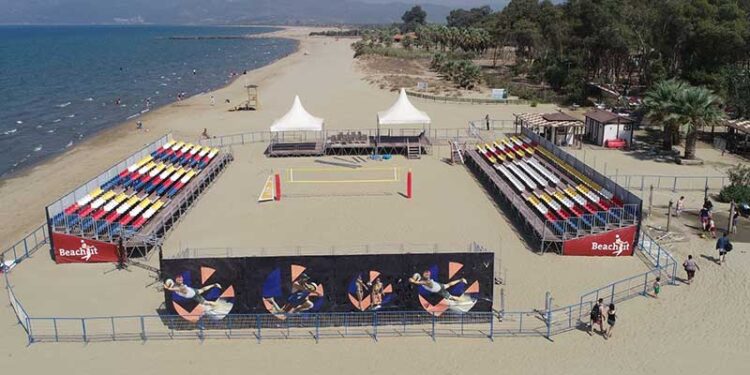 EFES SELÇUK’TA AVRUPA PLAJ VOLEYBOLU ŞAMPİYONASI İÇİN GERİ SAYIM BAŞLADI
