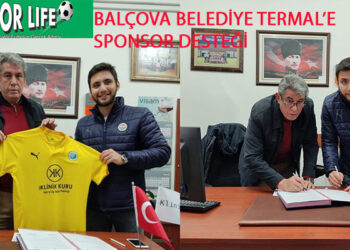 BALÇOVA BELEDİYE TERMAL’E SPONSOR DESTEĞİ