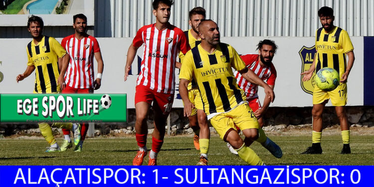 ALAÇATISPOR, SULTANGAZİ’Yİ TEK GOLLE MAĞLUP ETTİ