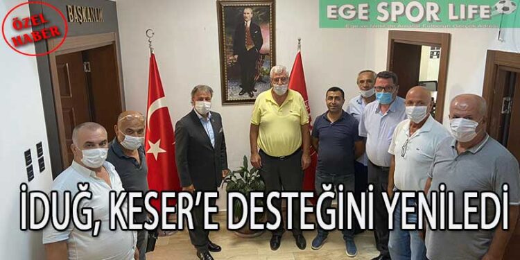 MURAT KESER’DEN BAŞKAN İDUĞ’A ZİYARET