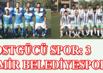 DOSTGÜCÜ SPOR: 3- İZMİR BELEDİYESPOR: 1