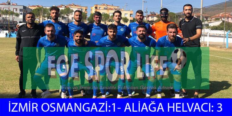 ALİAĞA HELVACI, DEPLASMANDAN 3 PUANLA DÖNDÜ