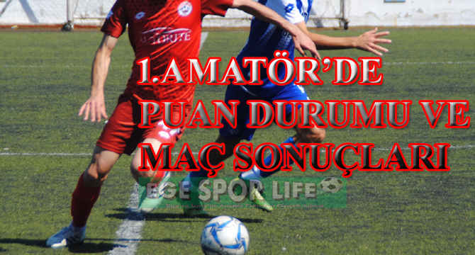 1.AMATÖR’DE PUAN DURUMU VE MAÇ SONUÇLARI