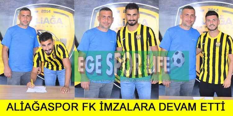 ALİAĞASPOR FK’DA 3 İMZA