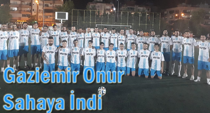 Gaziemir Onur Sahaya İndi