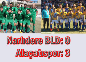 Narlıdere Belediyespor: 0- Alaçatıspor: 3