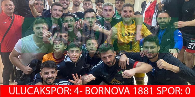 ULUCAKSPOR, 3 PUANI 4 GOLLE ALMAYI BAŞARDI