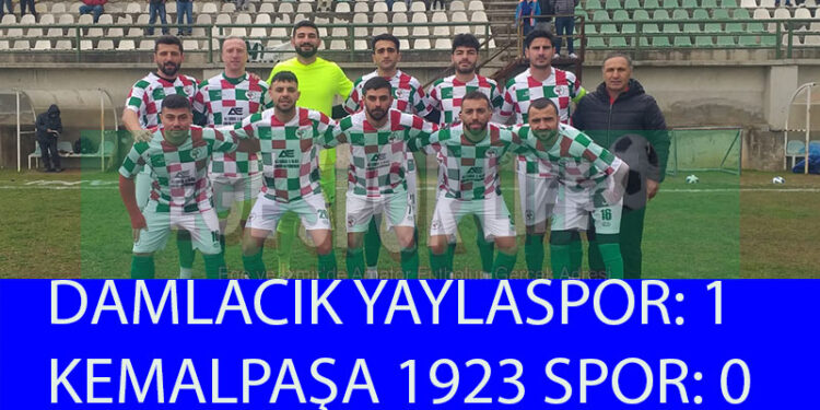 DAMLACIK YAYLA TEK GOLLE 3 PUANI KAPTI