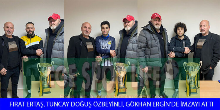 ŞEMİKLERSPOR’DAN 3 İMZA DAHA