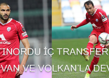ALTINORDU İÇ TRANSFERDE RIDVAN VE VOLKAN’LA DEVAM