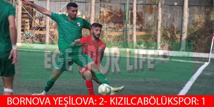 BORNOVA YEŞİLOVA, KIZILCABÖLÜKSPOR’U AFFETMEDİ