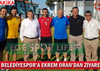 ÇEŞME BELEDİYESPOR’A EKREM ORAN’DAN ZİYARET