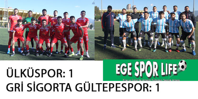 ÜLKÜSPOR: 1- GRİ SİGORTA GÜLTEPESPOR: 1