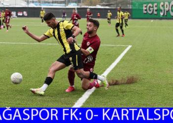 ALİAĞASPOR FK EVİNDE PUAN KAYBI YAŞADI
