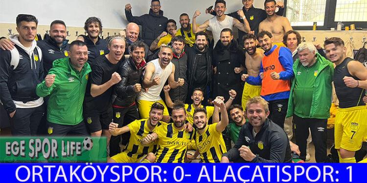 ALAÇATISPOR, İSTANBUL’DAN LİDER DÖNDÜ