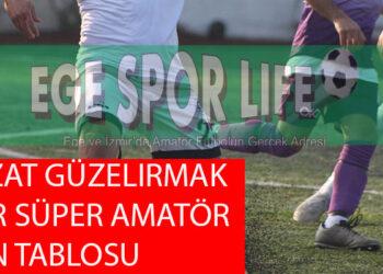 İZMİR SÜPER AMATÖR’DE PUAN TABLOSU