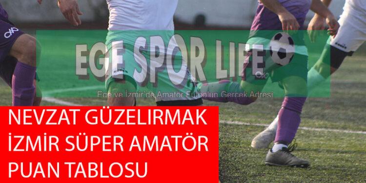 İZMİR SÜPER AMATÖR’DE PUAN TABLOSU