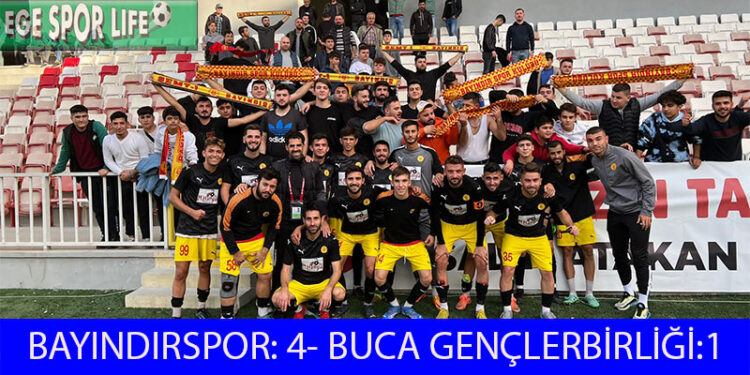 LİDER VE NAMAĞLUP BAYINDIRSPOR, 3 PUANI 4 GOLLE ALTI