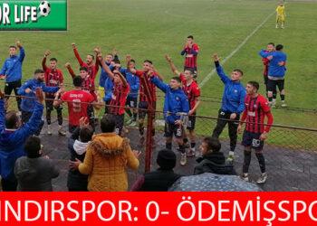 LİDER BAYINDIRSPOR, EVİNDE ÖDEMİŞSPOR’A KAYBETTİ