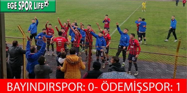 LİDER BAYINDIRSPOR, EVİNDE ÖDEMİŞSPOR’A KAYBETTİ