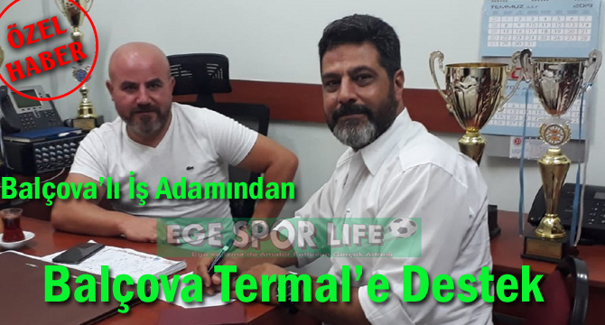 Balçova’lı İş Adamından, Balçova Termal’e Destek