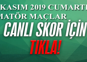 İZMİR AMATÖR’DE GÜNÜN CANLI SKORLARI