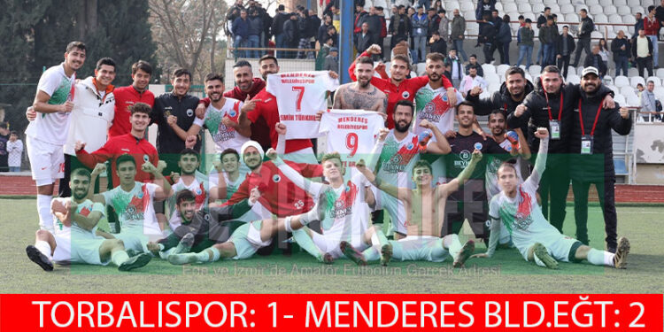 MENDERES, TORBALI’DAN 3 PUANLA DÖNDÜ
