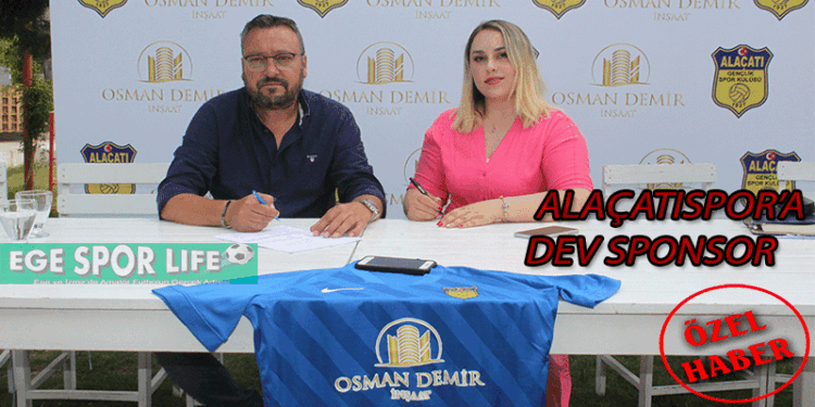 ALAÇATISPOR’A DEV SPONSOR