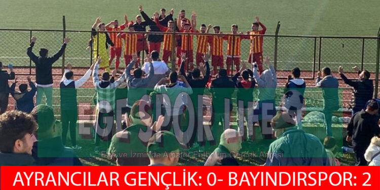 BAYINDIRSPOR, ŞAMPİYONLUĞUNU İLAN ETTİ