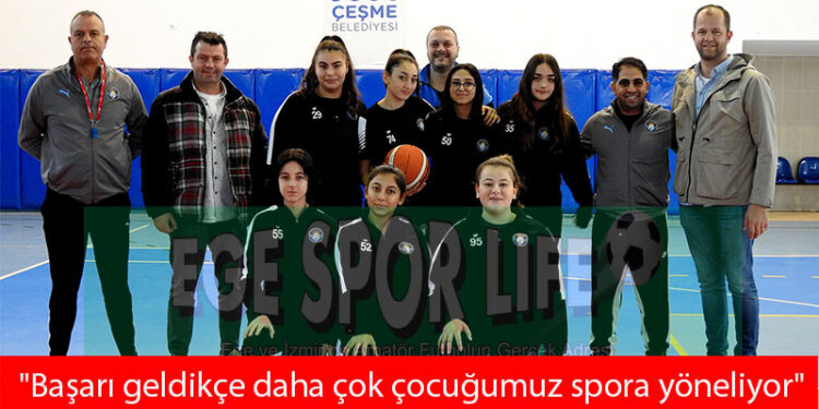 ÇEŞME BELEDİYESPOR U TAKIMLARI BAŞARIDAN BAŞARIYA KOŞUYOR