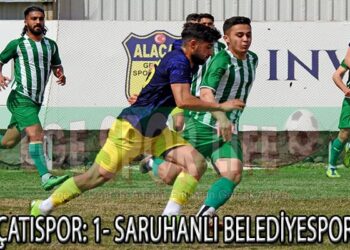 ALAÇATISPOR, SARUHANLI ENGELİNİ TEK GOLLE AŞTI