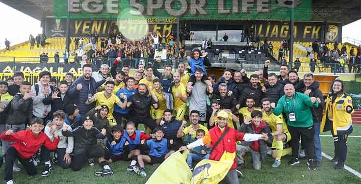 ALİAĞASPOR FK, ŞAMPİYONLUĞA KİLİTLENDİ