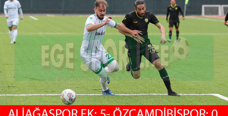 ALİAĞASPOR FK, ŞAMPİYONLUK YARIŞINI SÜRDÜRDÜ