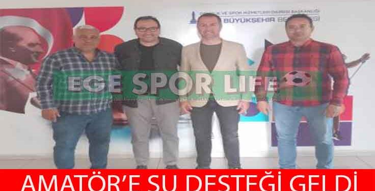 İZMİR AMATÖR’E BÜYÜKŞEHİR BELEDİYESİ’NDEN 8.500 KOLİ SU DESTEĞİ