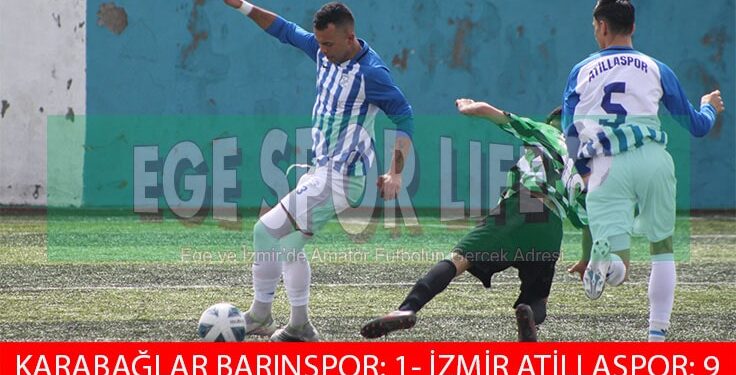 İZMİR ATİLLASPOR, BARINSPOR’A ACIMADI