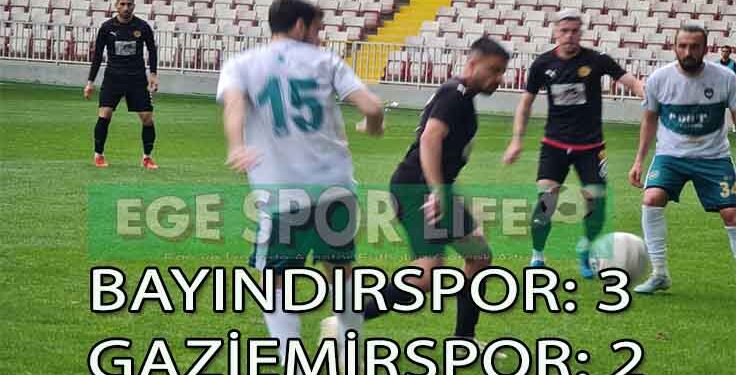 BAYINDIRSPOR, SON DAKİKADA 3 PUANI GAZİEMİR’DEN ALDI