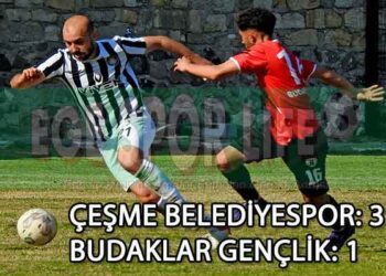 ÇEŞME BELEDİYESPOR, BUDAKLAR’A ACIMADI