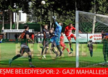 ÇEŞME BELEDİYESPOR, 3 PUANI 2 GOLLE ALDI