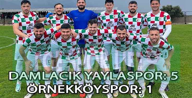DAMLACIK YAYLASPOR, ZİRVEYİ BIRAKMIYOR